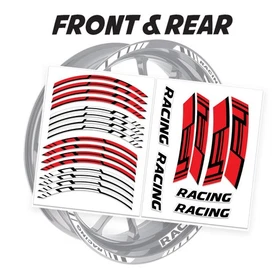 JAZZ19 17'' Rim Wheel Stickers Decal For Kawasaki Ninja 650R 06-21 20 19 18 17