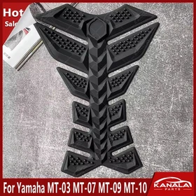 For Yamaha MT-10 MT-07 MT-09 3D Rubber Oil Gas Tank Pad Protector Decal Sticker