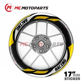 17'' Rim Wheel Sticker Vinyl Decal J09 For Yamaha FZ8 FZ09 MT01 MT07