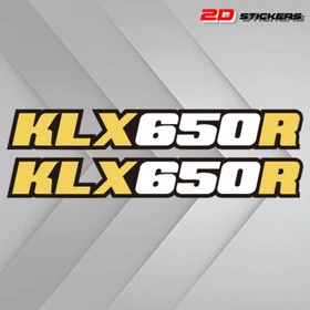 For Kawasaki KLX650R Motorcycle Swing Arm Decal Sticker Graphics Kit 2pcs 9x1.5"