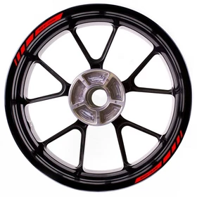 For Yamaha MT09 MT-09 Stripes Rim Stickers 17 inch Edge Tape Green