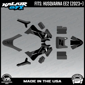 Graphics Kit for Husqvarna Electric E-Minis EE2 (2023-2026) Ace - SMOKE