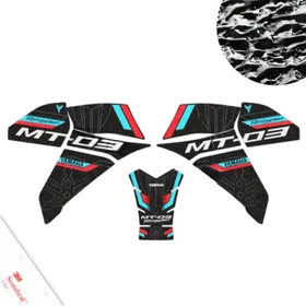 For Yamaha MT-03 2024 2023 Motorcycle Fuel Tank Anti Slip Decal Side Sticker