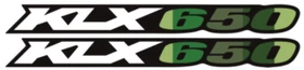 For KAWASAKI KLX650 KLX 650R Swingarm Stickers Air Box Tank Decals Reflection
