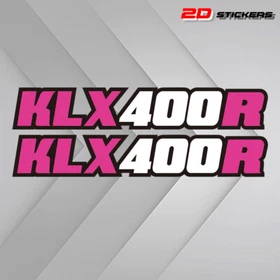 For Kawasaki KLX400R Motorcycle Swing Arm Decal Sticker Graphics Kit 2pcs
