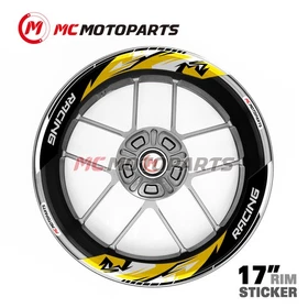 17'' Rim Wheel Sticker Vinyl Decal S10 For Yamaha FJ09 FJR1300 FZ6R FZ07