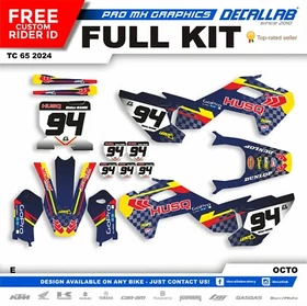 Husqvarna TC 65 2024 Super Durable Graphics Decals Stickers Aufkleber Decallab