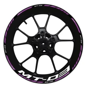 For Yamaha MT-03 Wheel Hub Decal Decoration Rim Reflective Waterproof  Sticker