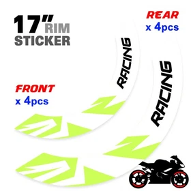 For Yamaha MT07 18-24 23 22 21 20 Wheel Inner Rim Stickers 17 inch S09W Blue