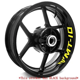 Wheel Rim Decal Letters Strips Stickers For Yamaha MT10 2018-2020