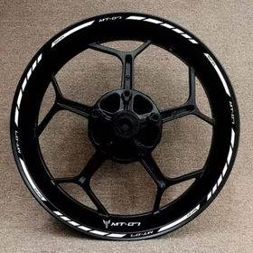 For YAMAHA MT07 MT-07 17 inch Wheel Hub Rim Decorative Decal Reflective Sticker