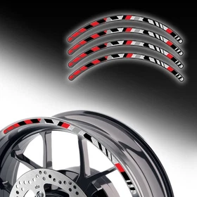 Yellow 17" Rim Reflective Wheel Stickers SH28 For Yamaha MT03 18 19 20