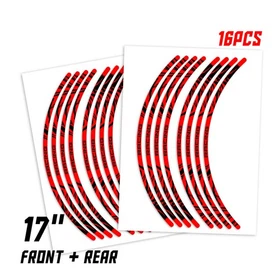 Yellow Removaeble Wheel Sticker For Suzuki Bandit GSF 1250 07-18 17 16 15 14 13