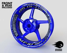 Wheel Stickers for Yamaha MT-10 MT10 SP Rim Tape Motorcycle Decals Graphics 17"