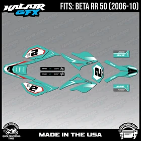 Graphics Kit for Beta RR50 (2006-2010) Flight Series - TEAL