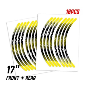 For Honda CBF300 15 16 17 18 19 20 17 inch Wheel Sticker Red LINE2