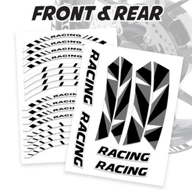 DIMA 17'' Rim Wheel Stickers Decal Kit For Honda CBR1000RR-R Fireblade SP 20-21