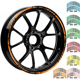 17" 18" "MT-07" Motorcycle Wheel Rim Tape Decal Stripes Sticker for Yamaha MT-07
