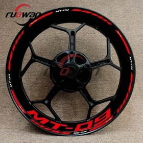 For Yamaha MT-09 MT 09 17 Inch Wheel Hub Rim Decorative Decal Reflective Sticker