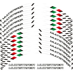 For DUCATI MULTISTRADA 1100/S 1200/S/E 1260 960 RIM STRIPES WHEEL DECALS TAPE