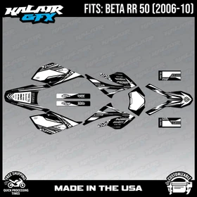 Graphics Kit for Beta RR50 (2006-2010) Rugged Series - WHITE
