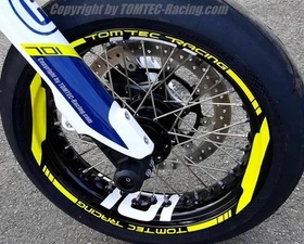 Felgenringaufkleber Wheels Decor Rims Supermoto Husqvarna 701 FS Fe 450 501 610