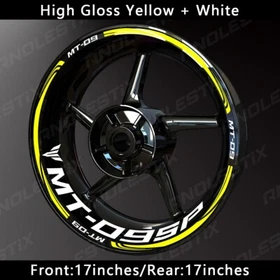 Reflective Motorcycle Wheel Sticker Rim Tape Decals Fits For YAMAHA MT09SP