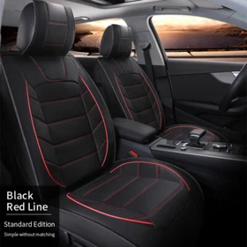 For Honda Accord PU Leather Car Seat Cover 2/5 Seat Front Rear Full Set Cushion