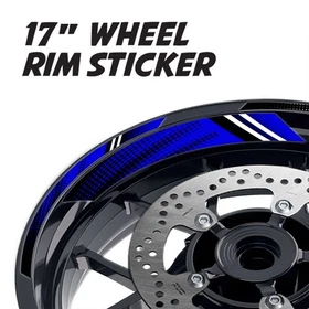 Yellow 17 inch Wheel Sticker Decal AX2 For Honda CB650R 19-20