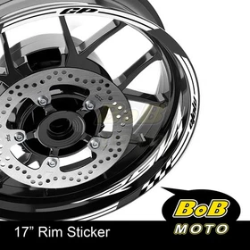 17" Blue Rim Wheel Decals Stickers AA02 For Aprilia RSV4 RR 10-19 16 17 18 19