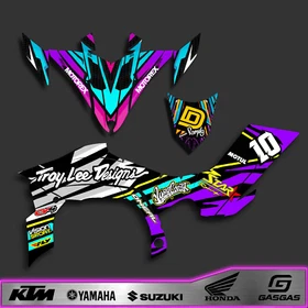 graphic decals kit for yamaha yfz 450R yfz 450 atm decals kit 2009 - 2013