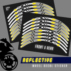 Retroreflective Blue Color Rim Sticker SH20 For Honda CBF190 R 20-21
