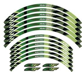 Reflective Outer Tire Rim Stickers Wheels Decal Tape For HONDA CRF 450L/R/RL/X