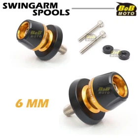 Billet CNC 6mm Swingarm Spools For Yamaha YZF R6 S YZF R1 S R1M FZ-09