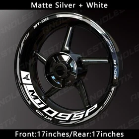 Reflective Motorcycle Wheel Sticker Rim Tape Decals Fits For YAMAHA MT09SP