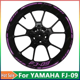 For YAMAHA FJ-09 17"Motorcycle Reflective Wheel Rim Sticker Stripe Decal New