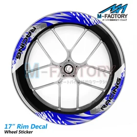 S02 17'' Rim Sticker Strip Tapes Vinyl Decal For Suzuki GSF1250S SA SEA GSX650F