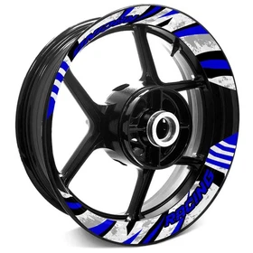 S14W Inner Wheel Rim Sticker Decals 17 Inch For Yamaha FZ07 MT-07 18 19 20 21