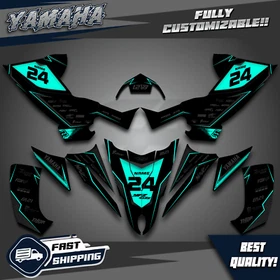 Yamaha YFZ 450R 450X Graphics kit 2014 2016 2018 to 2026 decals stickers ATV UT