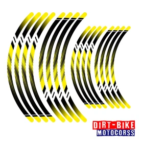 DOT01 Dirt Bike Wheel Rim Stickers For Honda XR650L 2012-2020 19 18 17