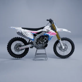 Retro - Yamaha YZ125 YZ250 YZ250F YZ450F Full Graphics Kit Custom Decals
