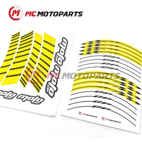 Yellow 17 inch GP02 Wheel Sticker For Triumph SPRINT RS 955 2000-2003