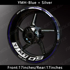 Reflective Motorcycle Wheel Sticker Rim Tape Decals Fits For YAMAHA MT09