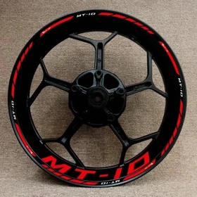 For YAMAHA MT10 MT-10 17 inch Wheel Hub Rim Decorative Decal Reflective Sticker