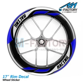 J09 17'' Rim Sticker Strip Tapes Vinyl Decal For Yamaha FZ8 FZ09 MT01 MT07