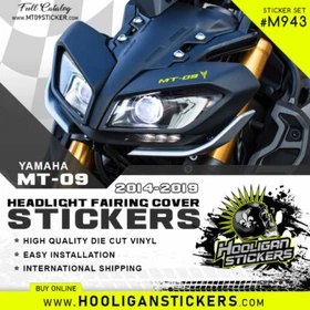 Yamaha MT-09 Headlight Sticker [M943]