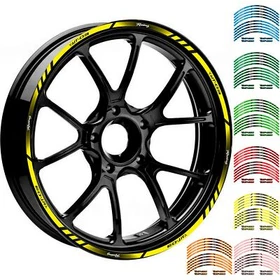 17" 18" "MT-03" Motorcycle Wheel Rim Tape Decal Stripes Sticker for Yamaha MT-03
