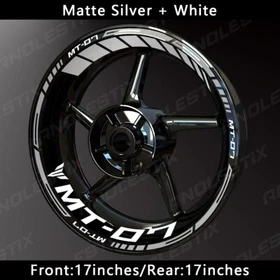 Reflective Motorcycle Wheel Sticker Rim Tape Decals Fits For YAMAHA MT07