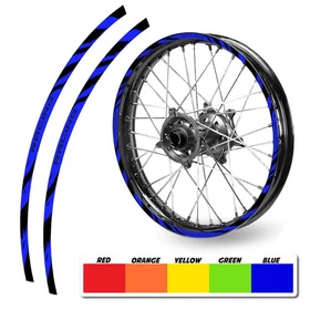 21''&19'' W02B Dirt Bike Strips Rim Sticker Decal For Yamaha YZ 125 1989-2020