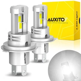 AUXITO H4 HB2 LED Headlight Bulbs Conversion Kit Hi/ Low Beam 6000K Bright White